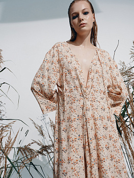 Платье с перекрутом двустороннее