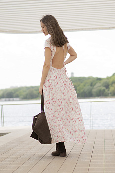 Платье с отстегивающей спинкой 