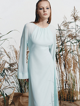 Платье с кулисками двустороннее