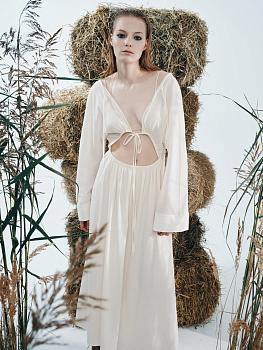 Платье с кулисками двустороннее  