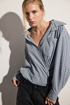 Блуза в клетку