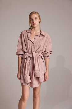 Блуза в клетку