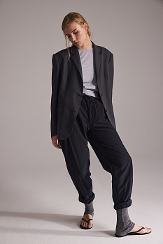 Брюки спортивные из плащевки